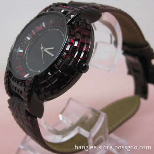 Luxury Ladies Watch with Diamond (HLSL-1052)